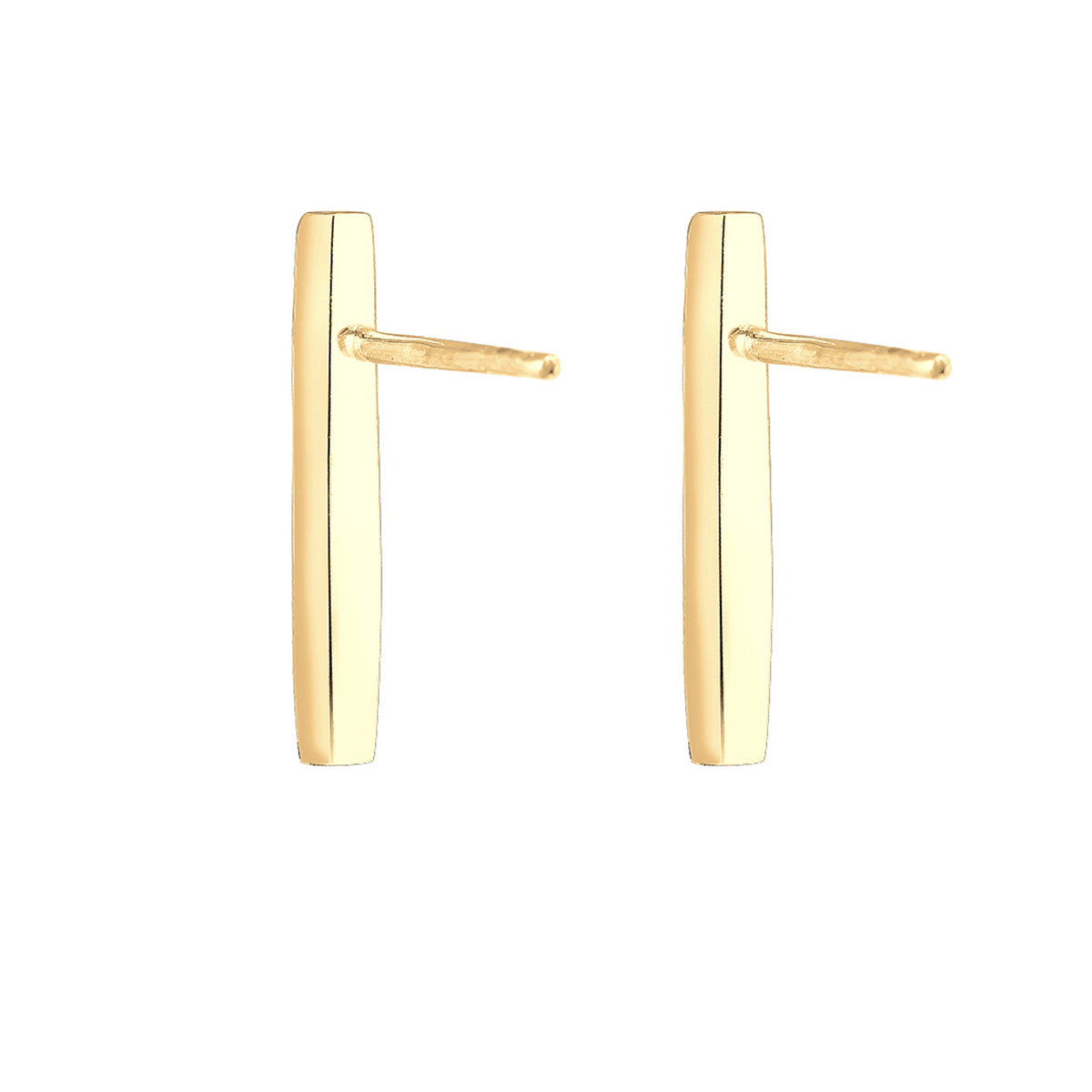 Gold - Elli | Ohrstecker Geo | 925 Sterling Silber vergoldet