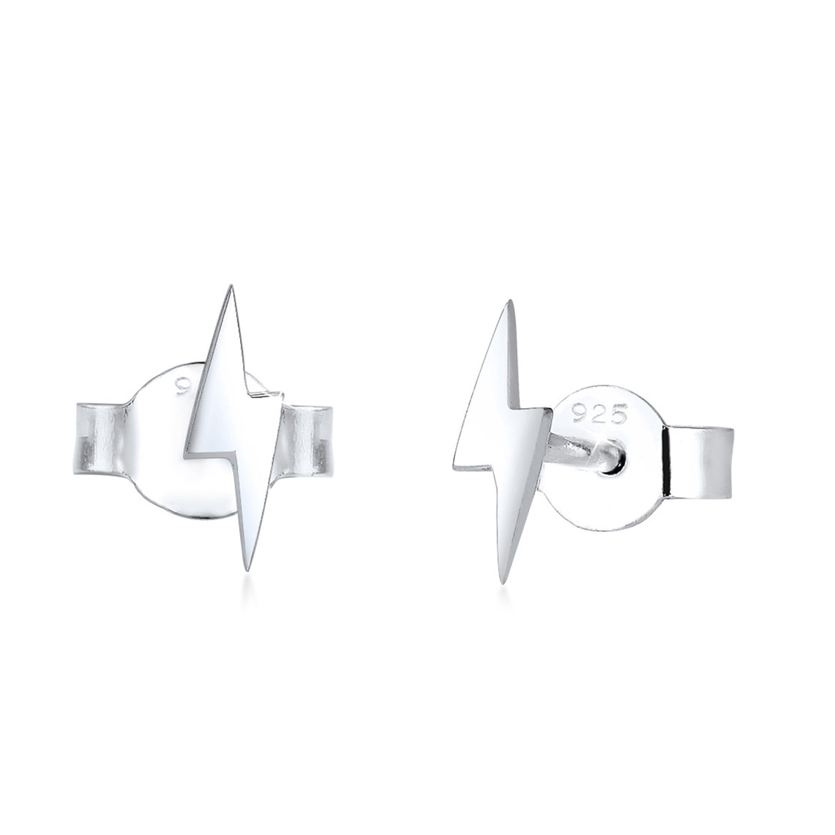 Silber - Elli | Ohrstecker Blitz | 925er Sterling Silber