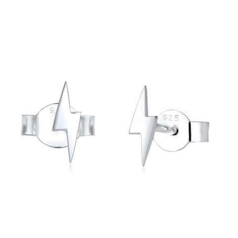 Silber - Elli | Ohrstecker Blitz | 925er Sterling Silber