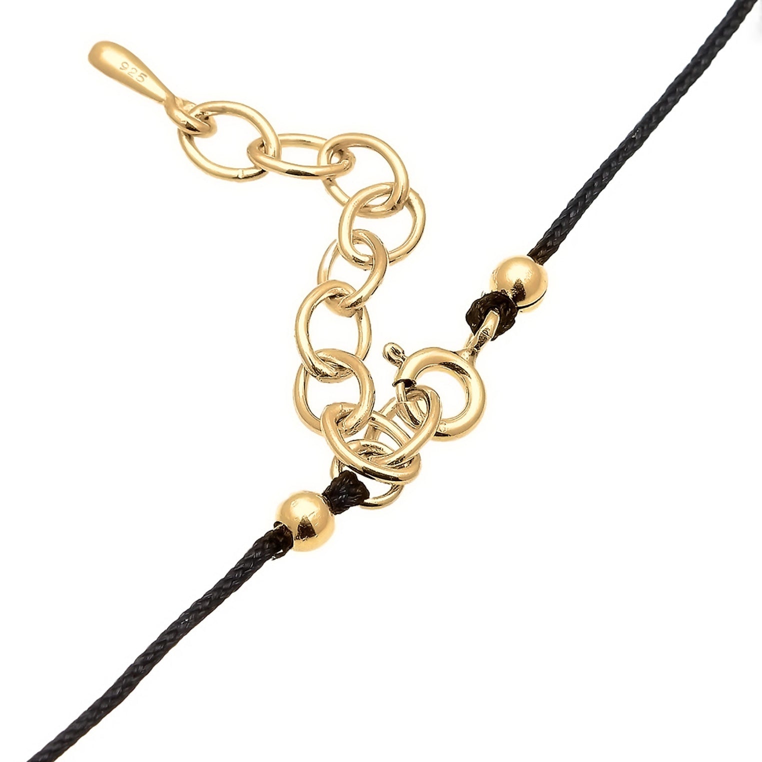 Gold - Elli | Choker | Mit Kristallen von Swarovski® (Weiß) | 925 Sterling Silber vergoldet