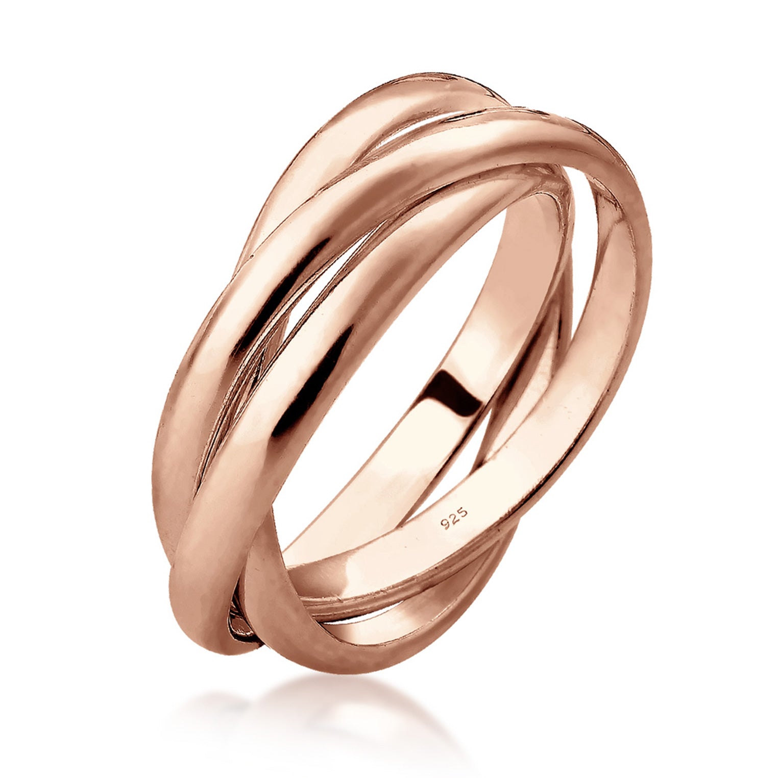 Roségold - Elli | Wickelring | 925 Sterling Silber Rosegold