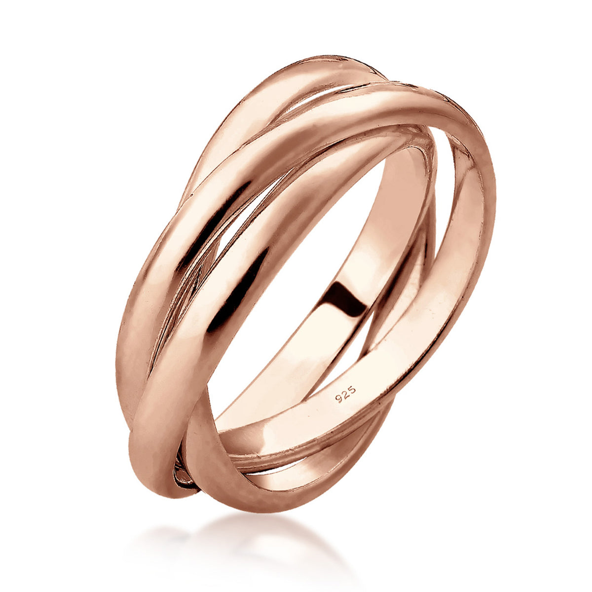 Roségold - Elli | Wickelring | 925 Sterling Silber Rosegold