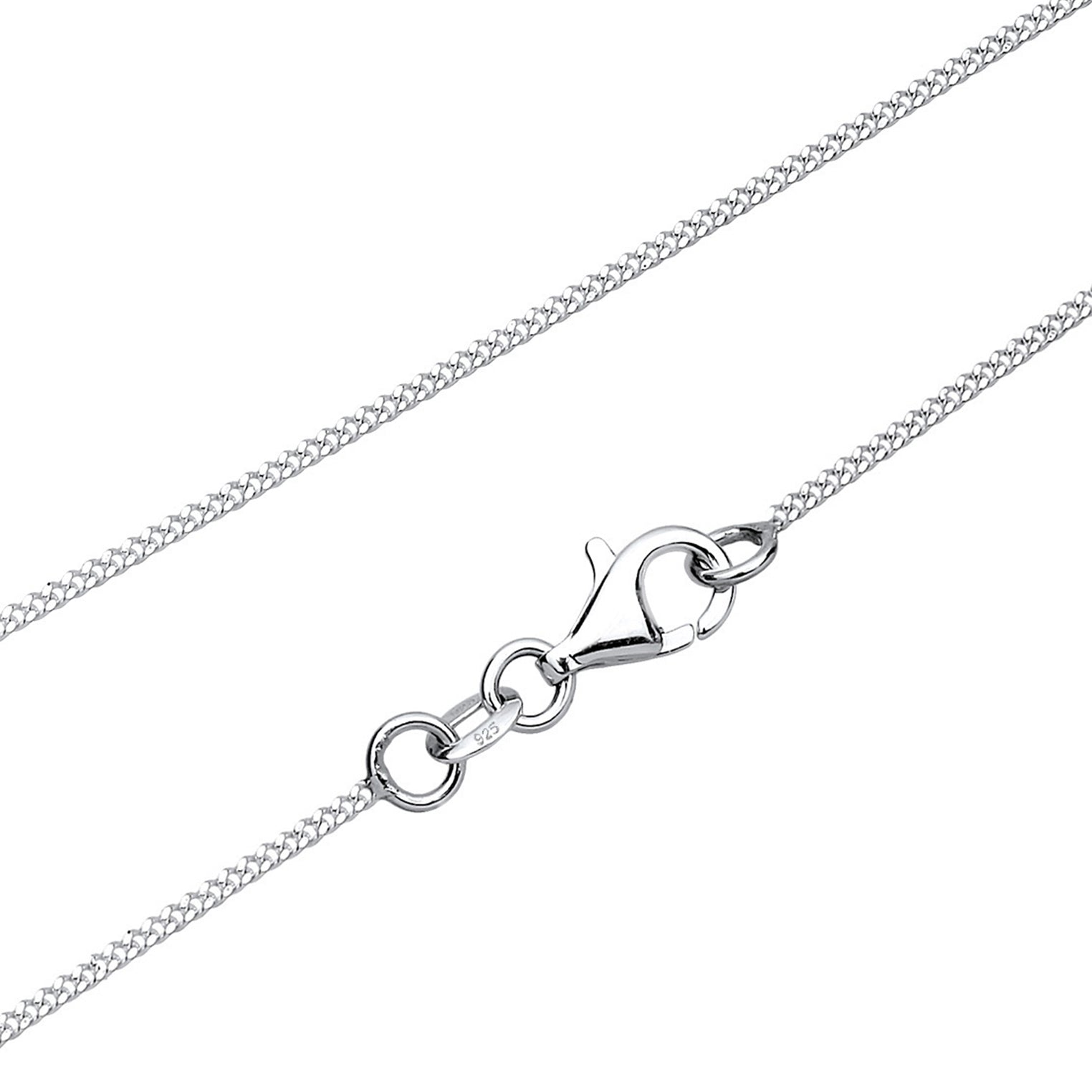 Lila - Elli | Halskette Geburtsstein | Kristall (Violett) | 925er Sterling Silber