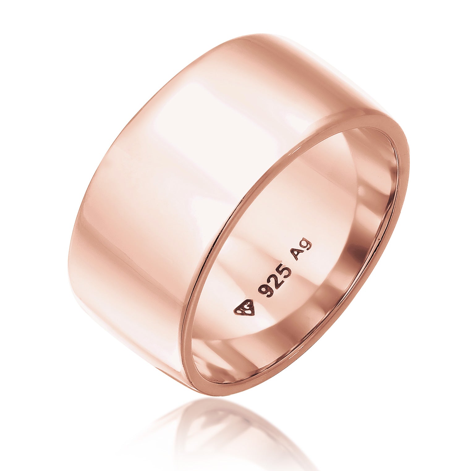 Roségold - Elli | Bandring | 925 Sterling Silber Rosegold