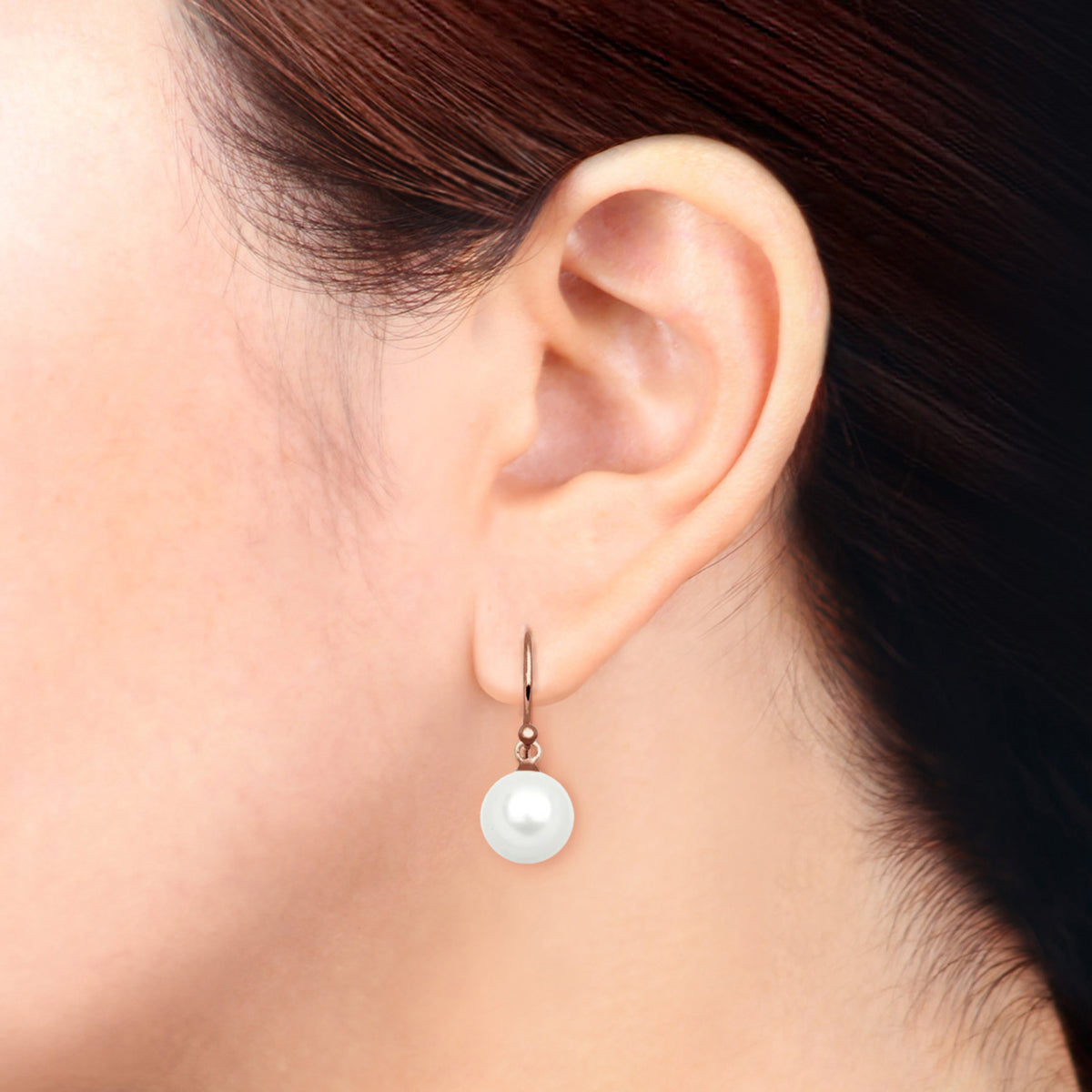 Roségold - Elli | Schmuckset  | Perle | 925 Sterling Silber Rosegold