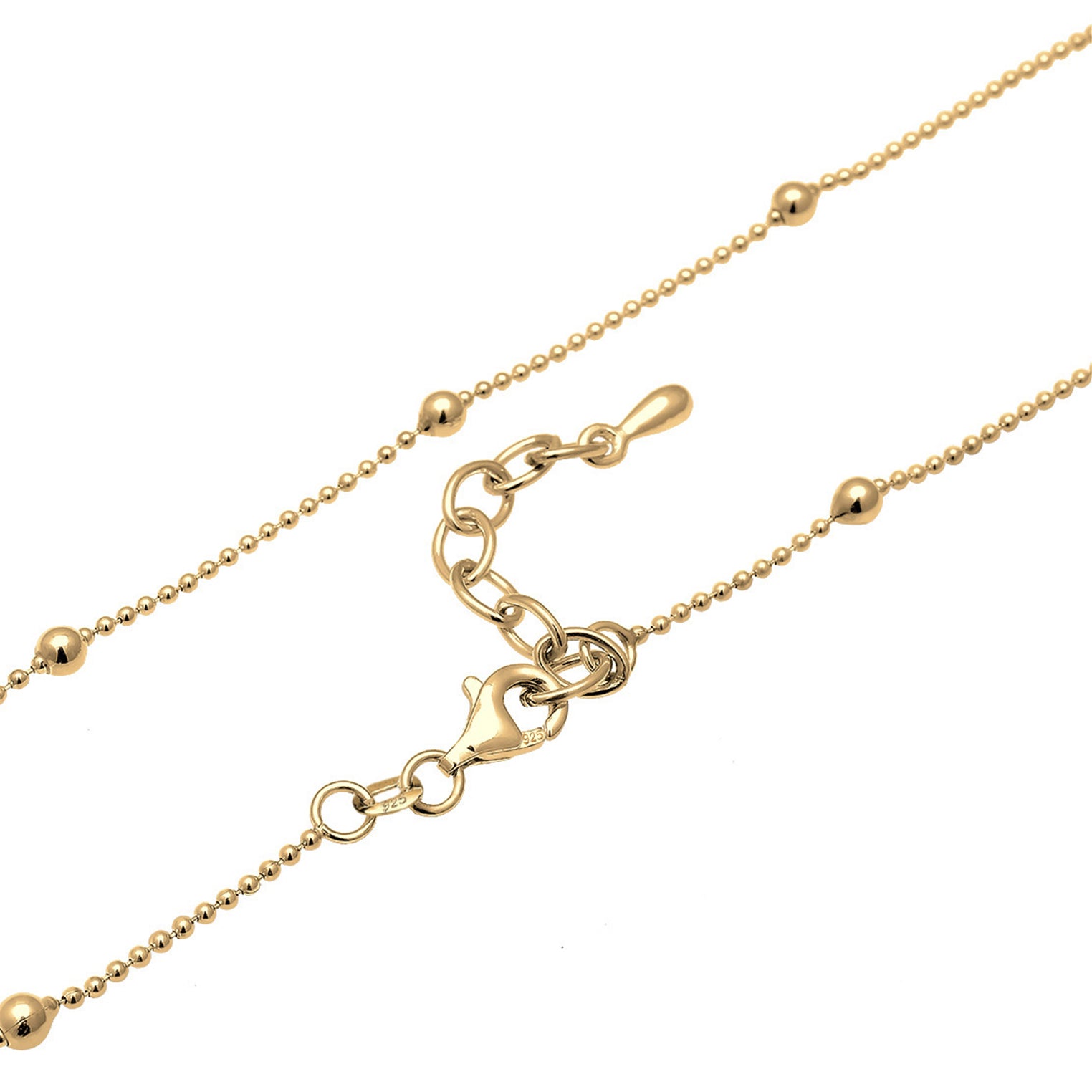 Gold - Elli | Choker | 925 Sterling Silber vergoldet