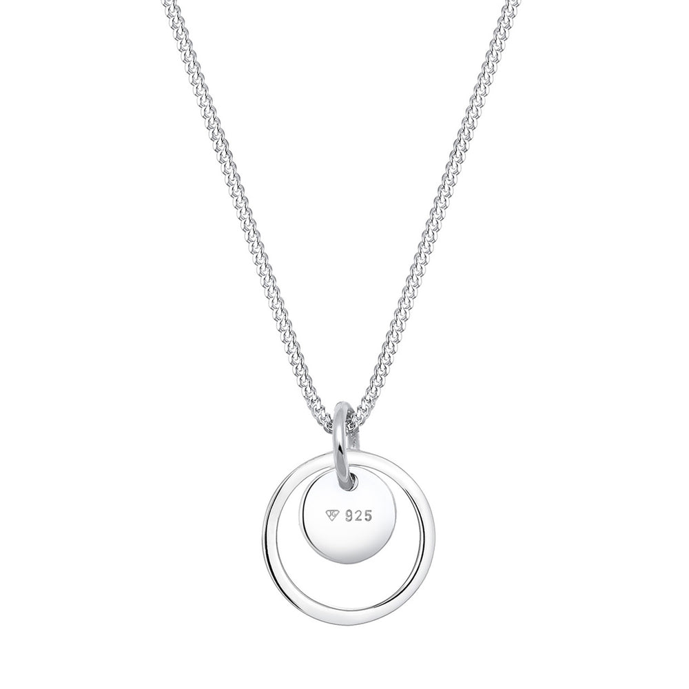 Halskette Kreis Plättchen