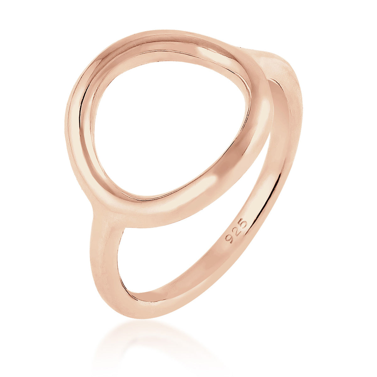 Roségold - Elli | Ring Geo | 925 Sterling Silber Rosegold