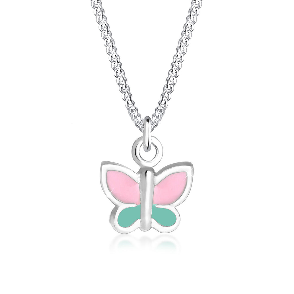 Silber - Elli | Halskette Schmetterling | 925er Sterling Silber