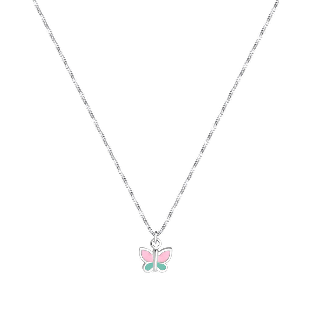 Silber - Elli | Halskette Schmetterling | 925er Sterling Silber