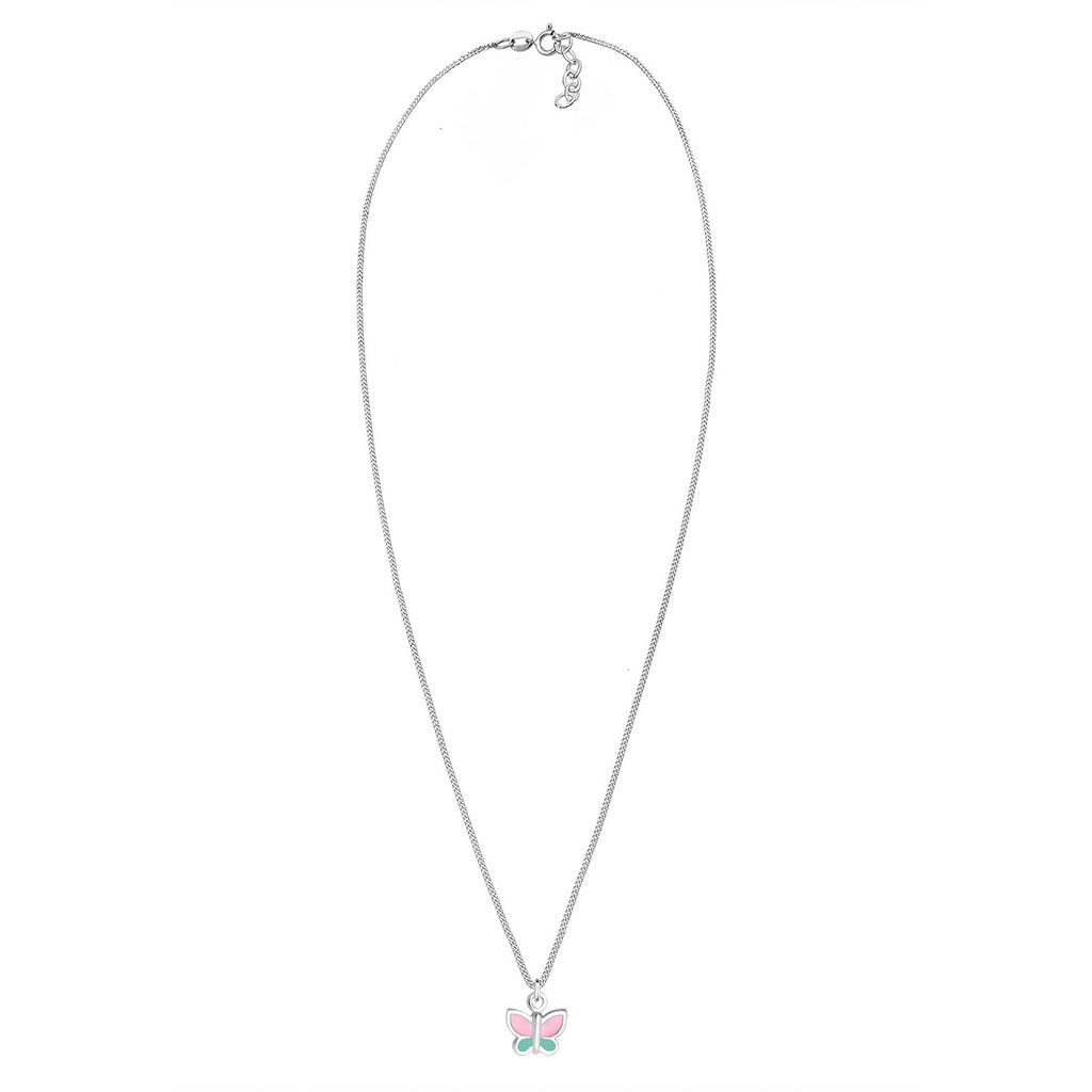 Silber - Elli | Halskette Schmetterling | 925er Sterling Silber