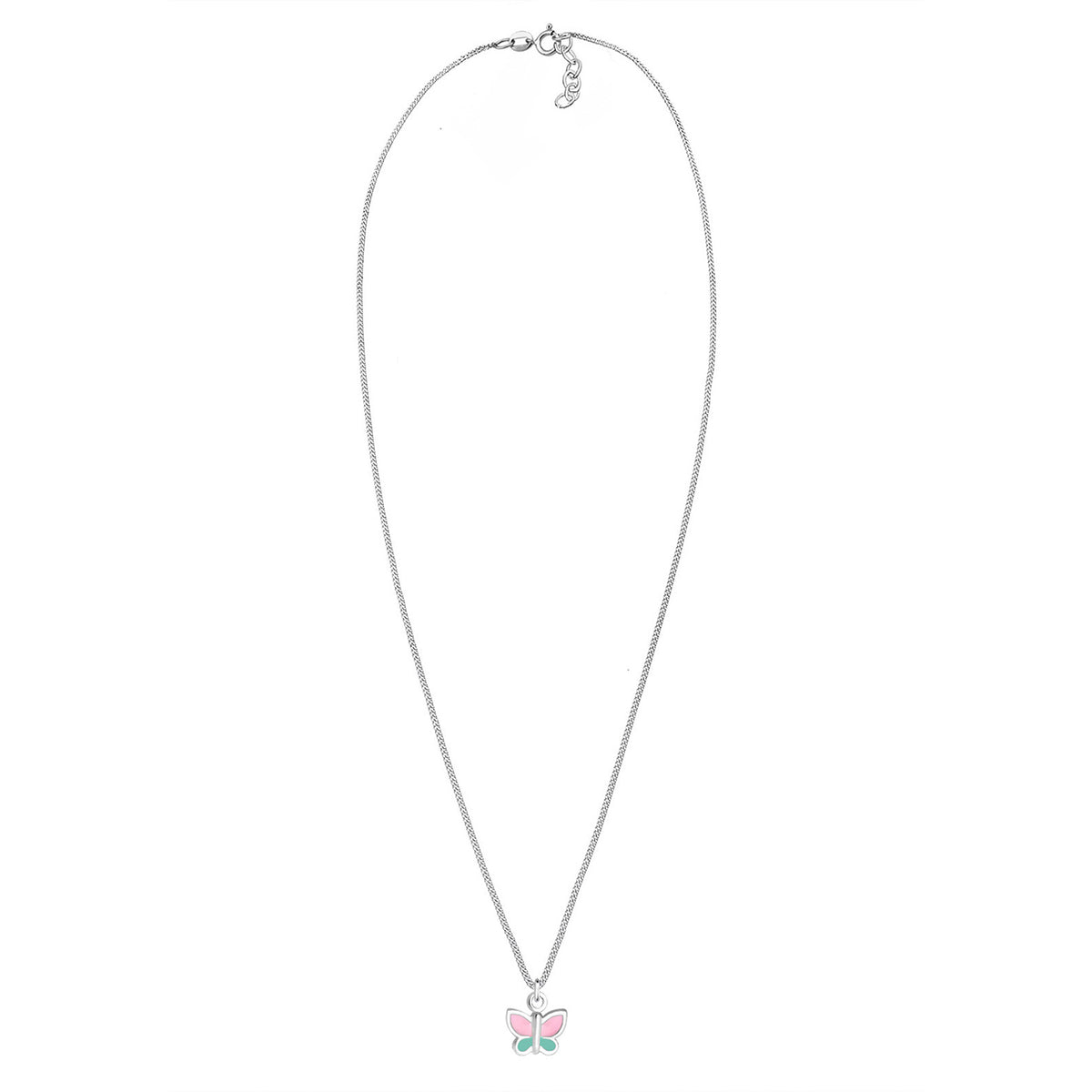 Silber - Elli | Halskette Schmetterling | 925er Sterling Silber