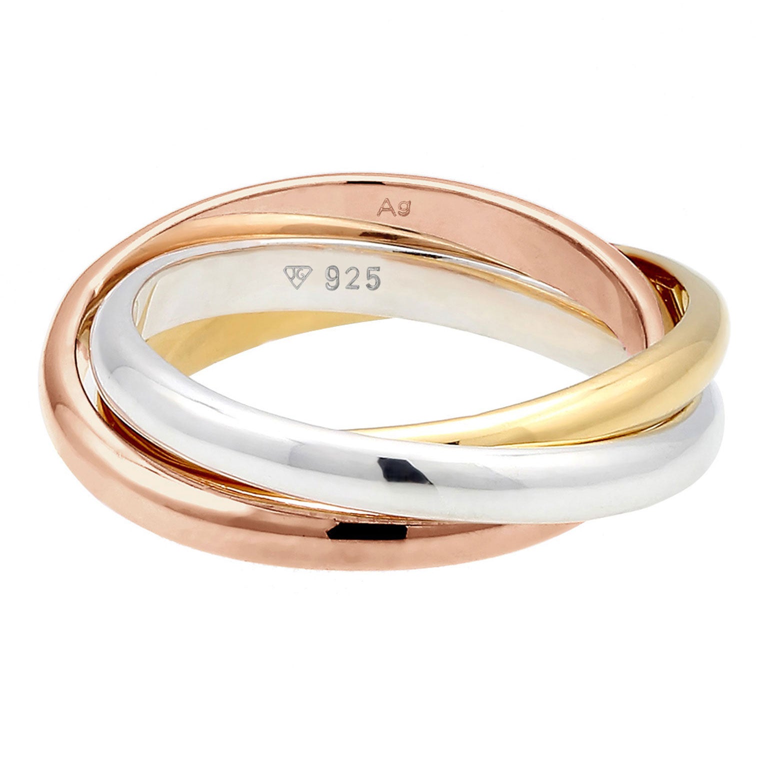 Bunt - Elli | Ring | 925 Sterling Silber Rosegold