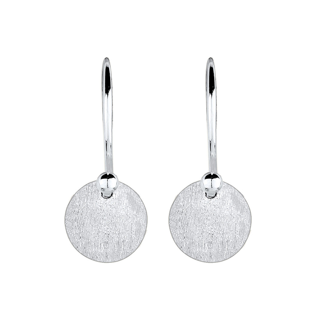 Silber - Elli | Ohrhänger Geo | 925er Sterling Silber
