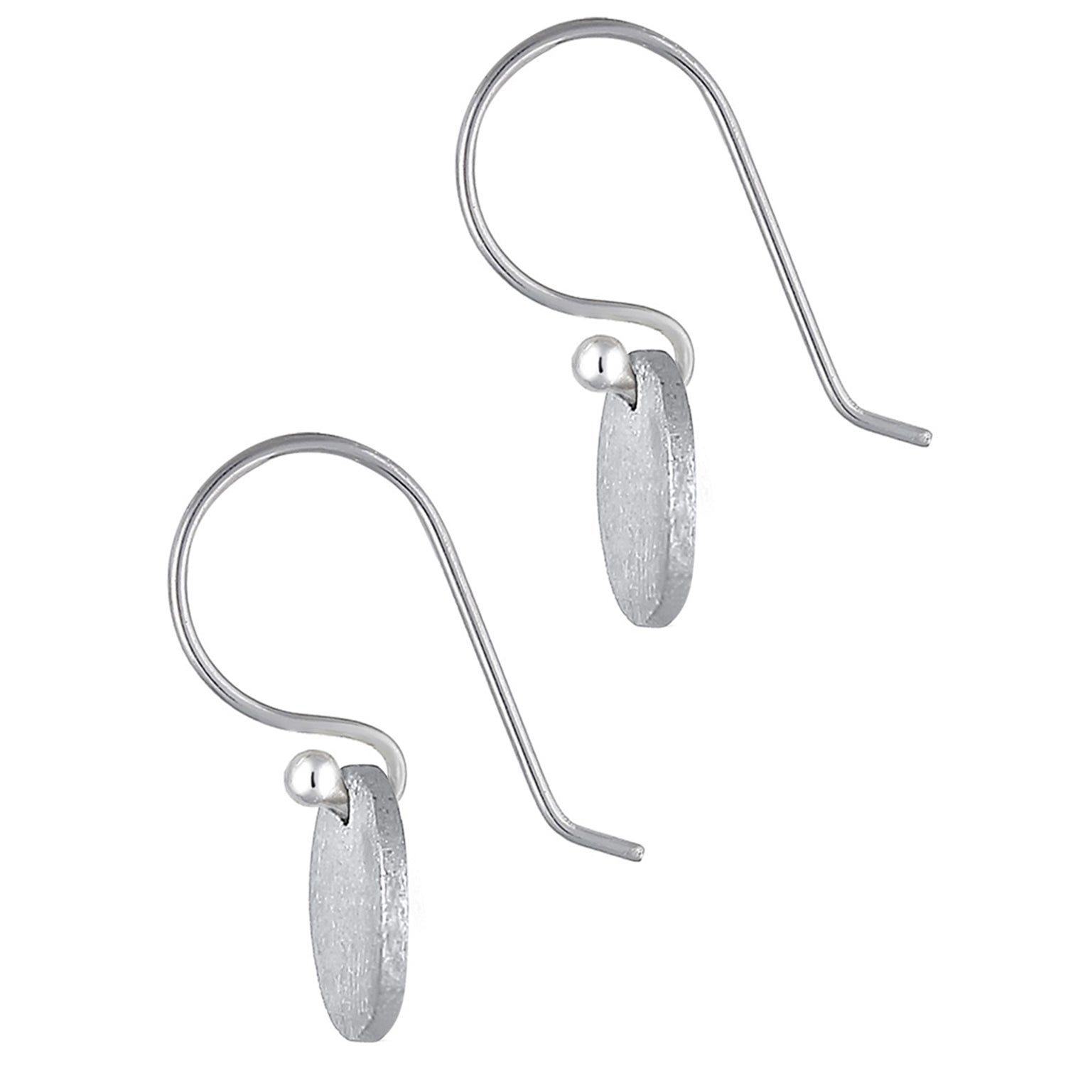 Silber - Elli | Ohrhänger Geo | 925er Sterling Silber