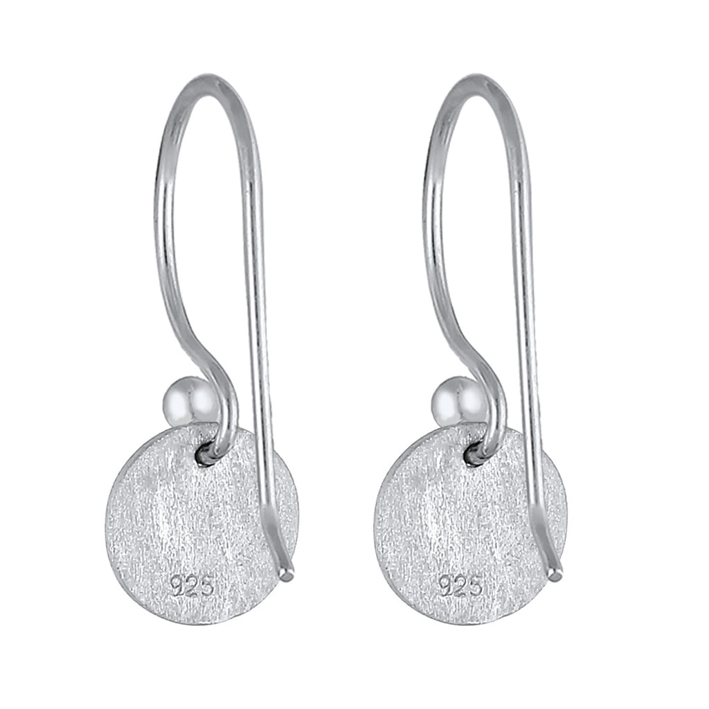 Silber - Elli | Ohrhänger Geo | 925er Sterling Silber