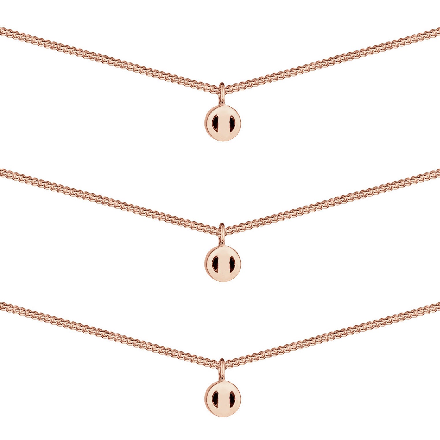 Roségold - Elli | Choker | Kristall (Weiß) | 925 Sterling Silber Rosegold