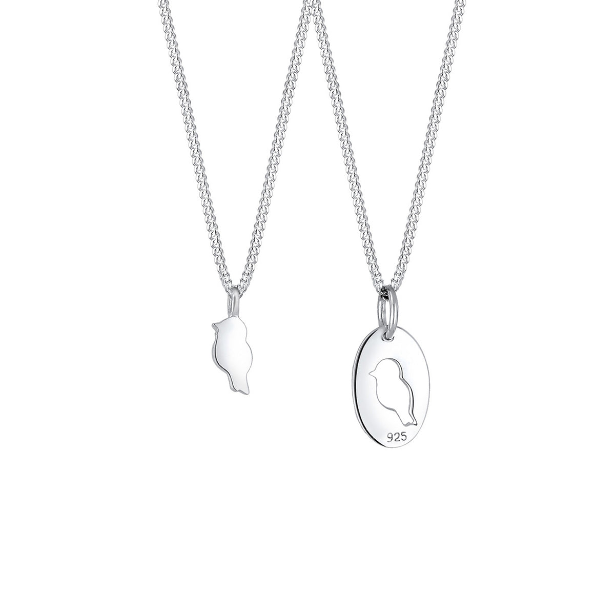 Silber - Elli | Halskettenset Mutter Kind| 925er Sterling Silber