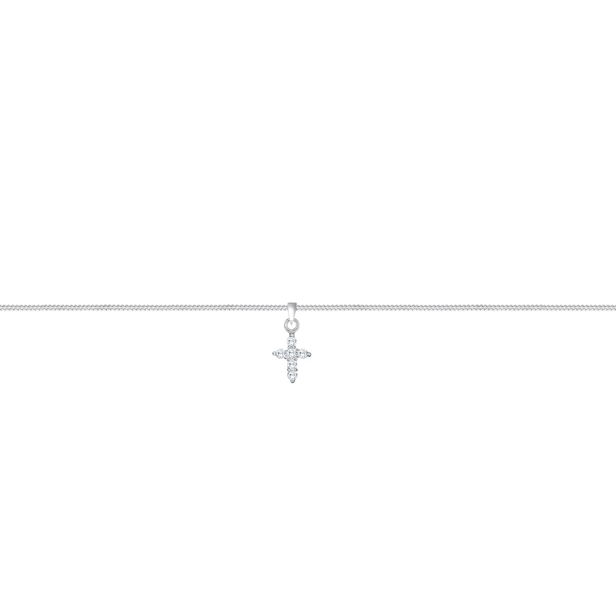 Silber - Elli | Choker | Zirkonia (Weiß) | 925er Sterling Silber