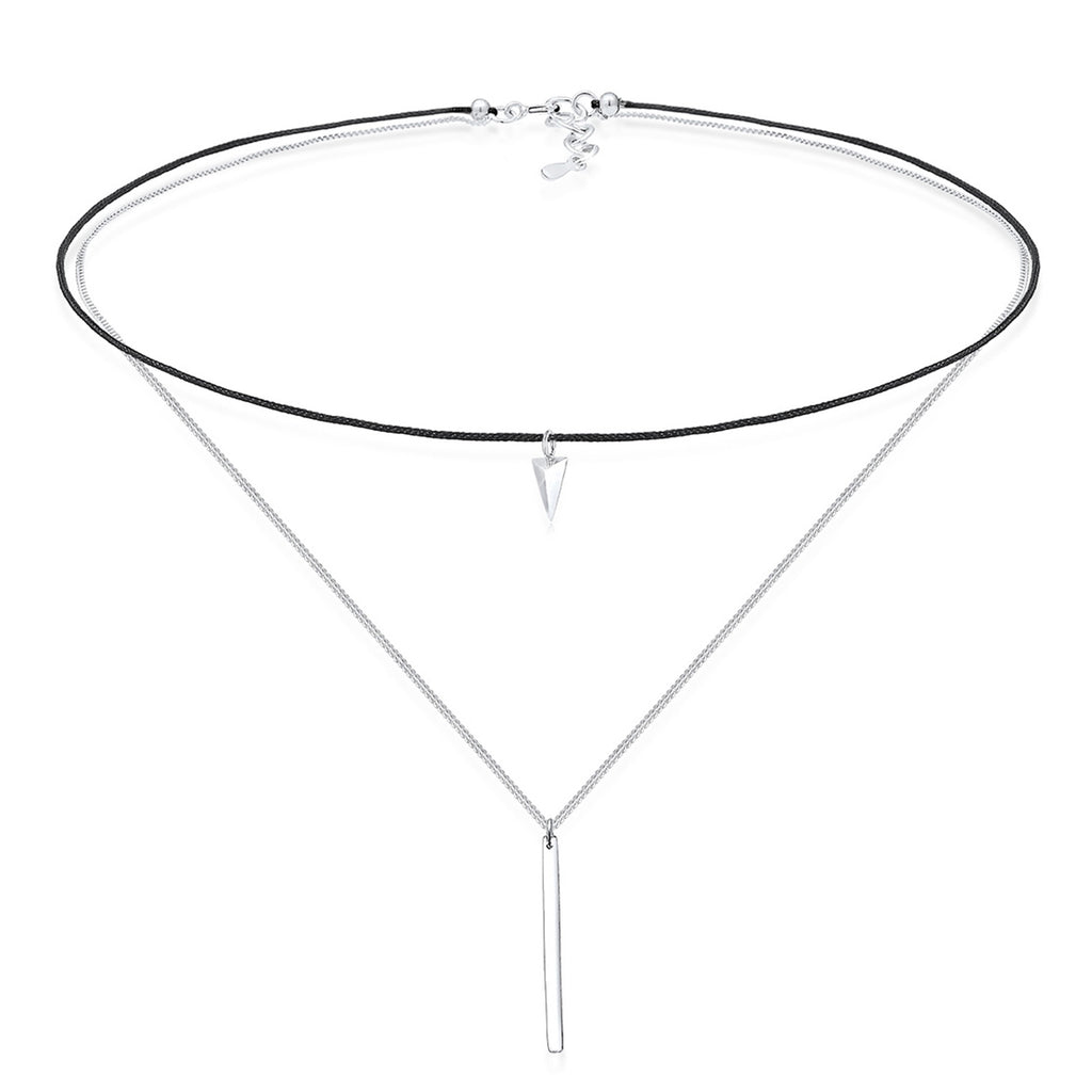 Silber - Elli | Layer-Choker | 925 Sterling Silber