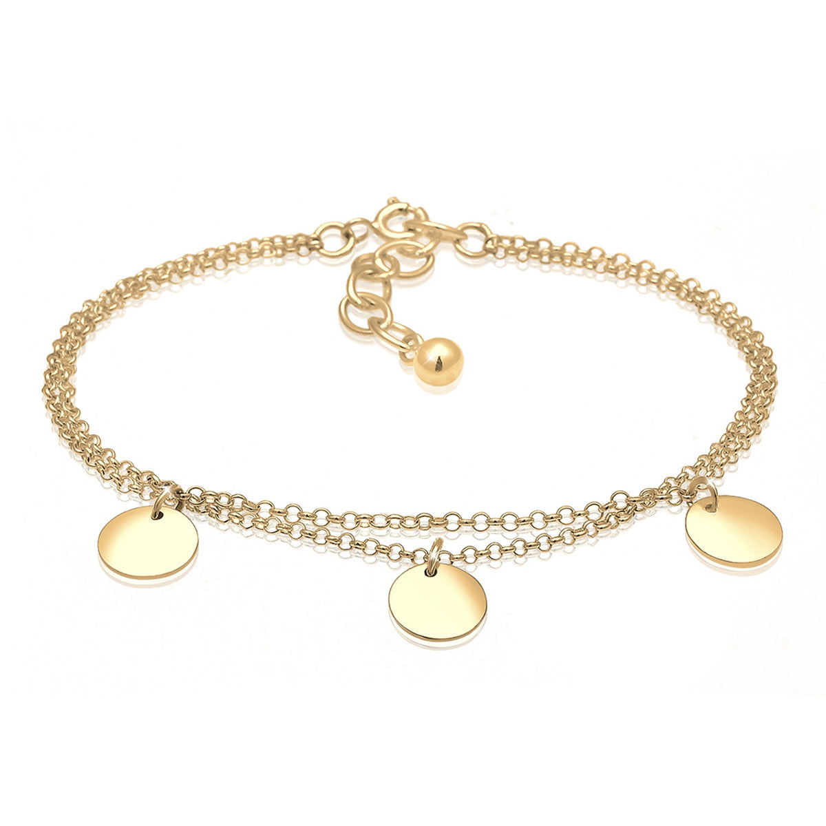 Gold - Elli | Armband Geo | 925 Sterling Silber vergoldet