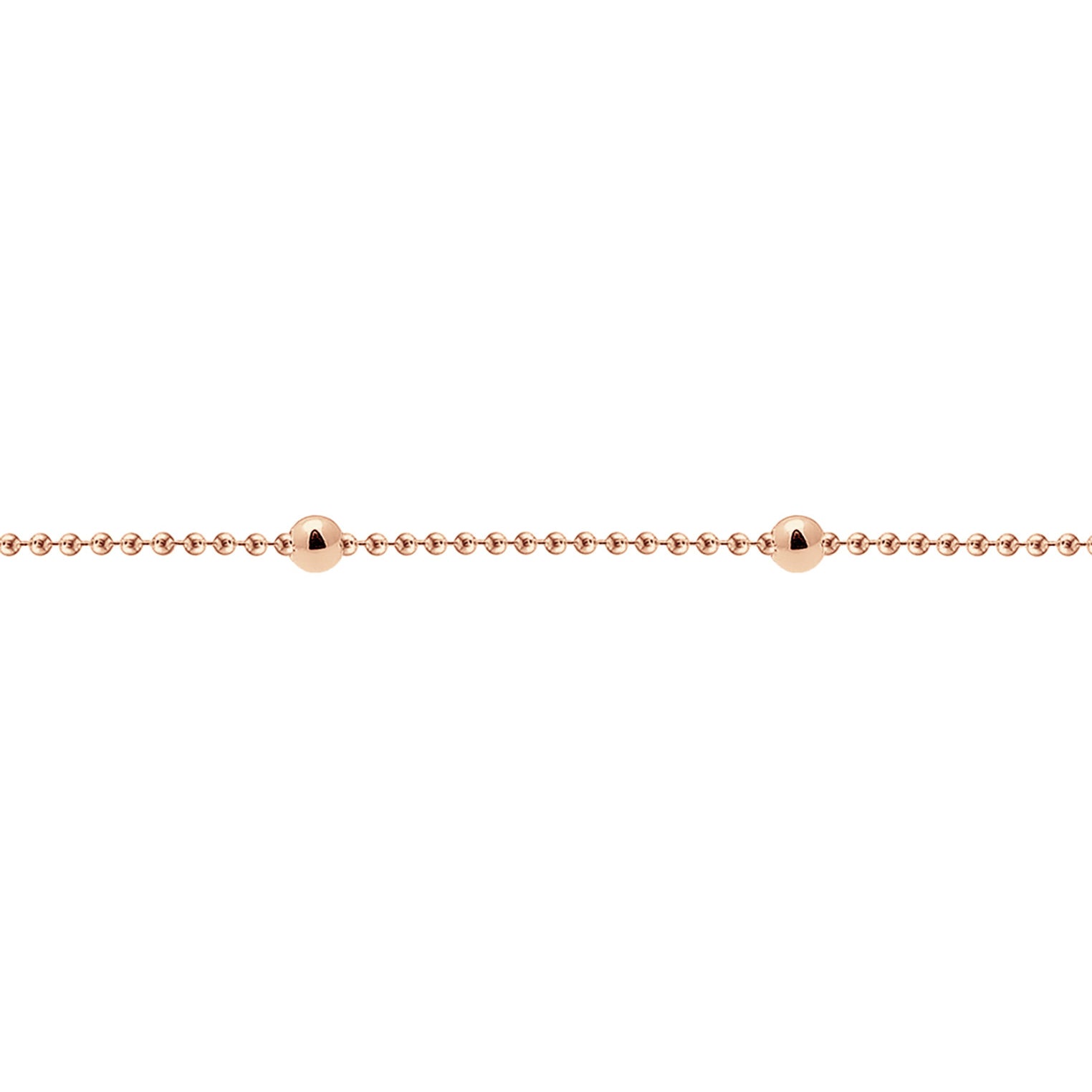 Roségold - Elli | Kugel-Choker | 925 Sterling Silber Rosegold