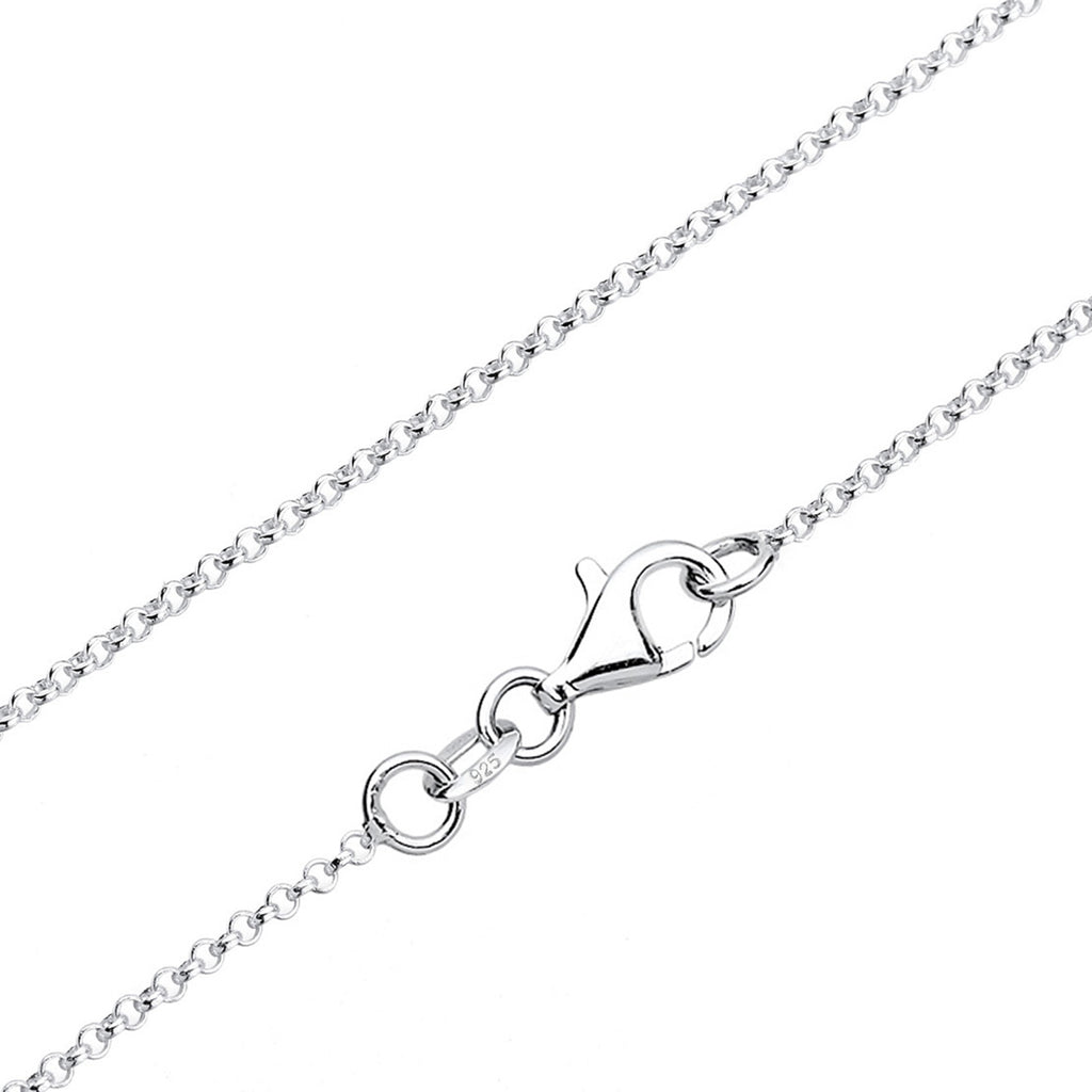 Silber - Elli | Halskette Kreuz Basic | 925er Sterling Silber