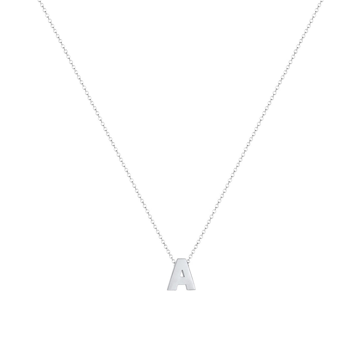 Silber - Elli | Halskette Buchstabe | 925er Sterling Silber