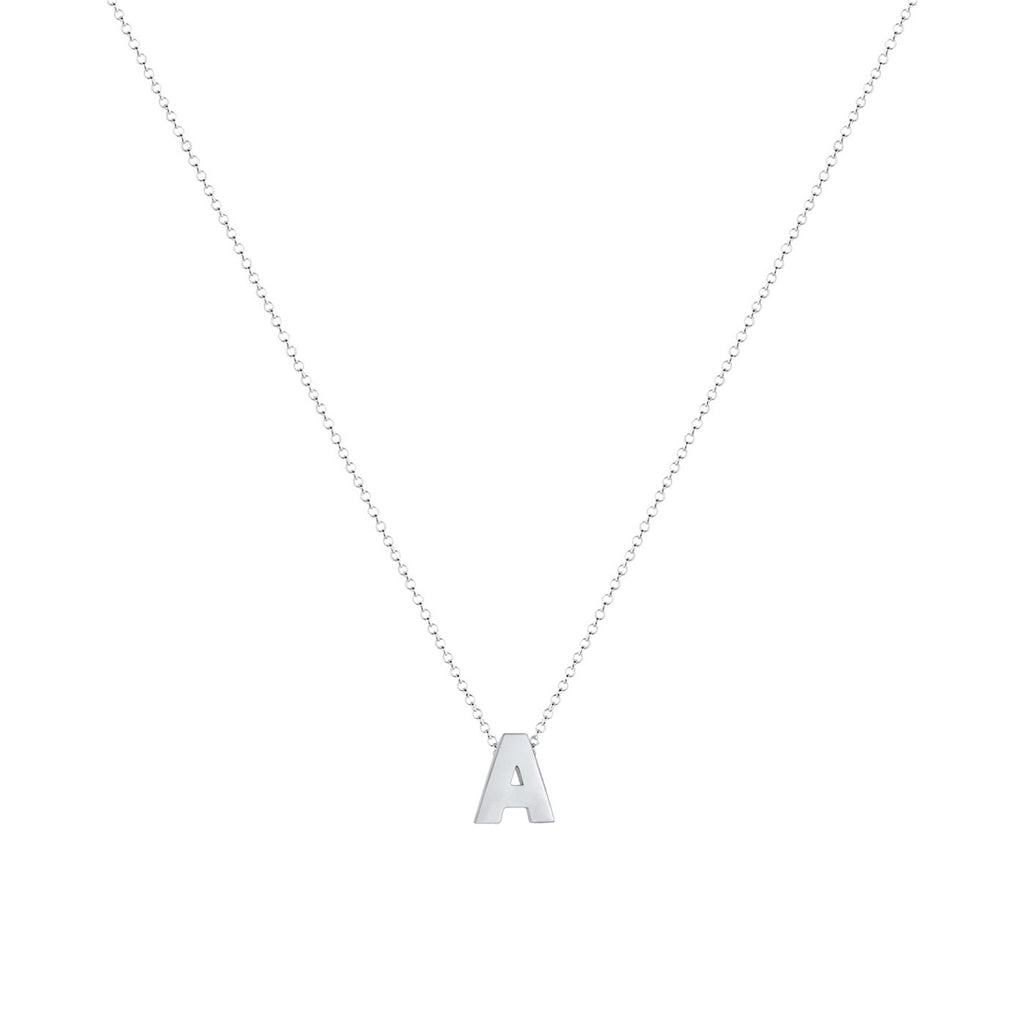 Silber - Elli | Halskette Buchstabe | 925er Sterling Silber