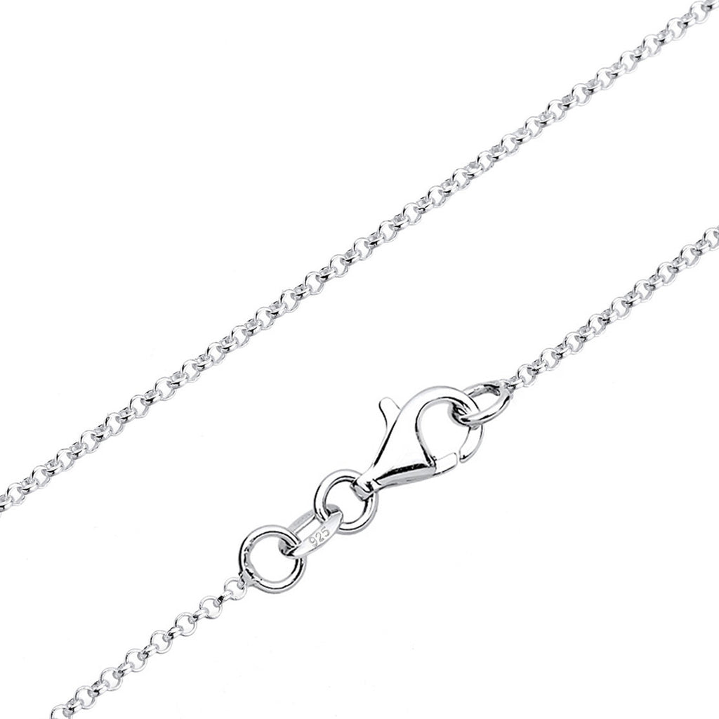 Silber - Elli | Halskette Buchstabe | 925er Sterling Silber