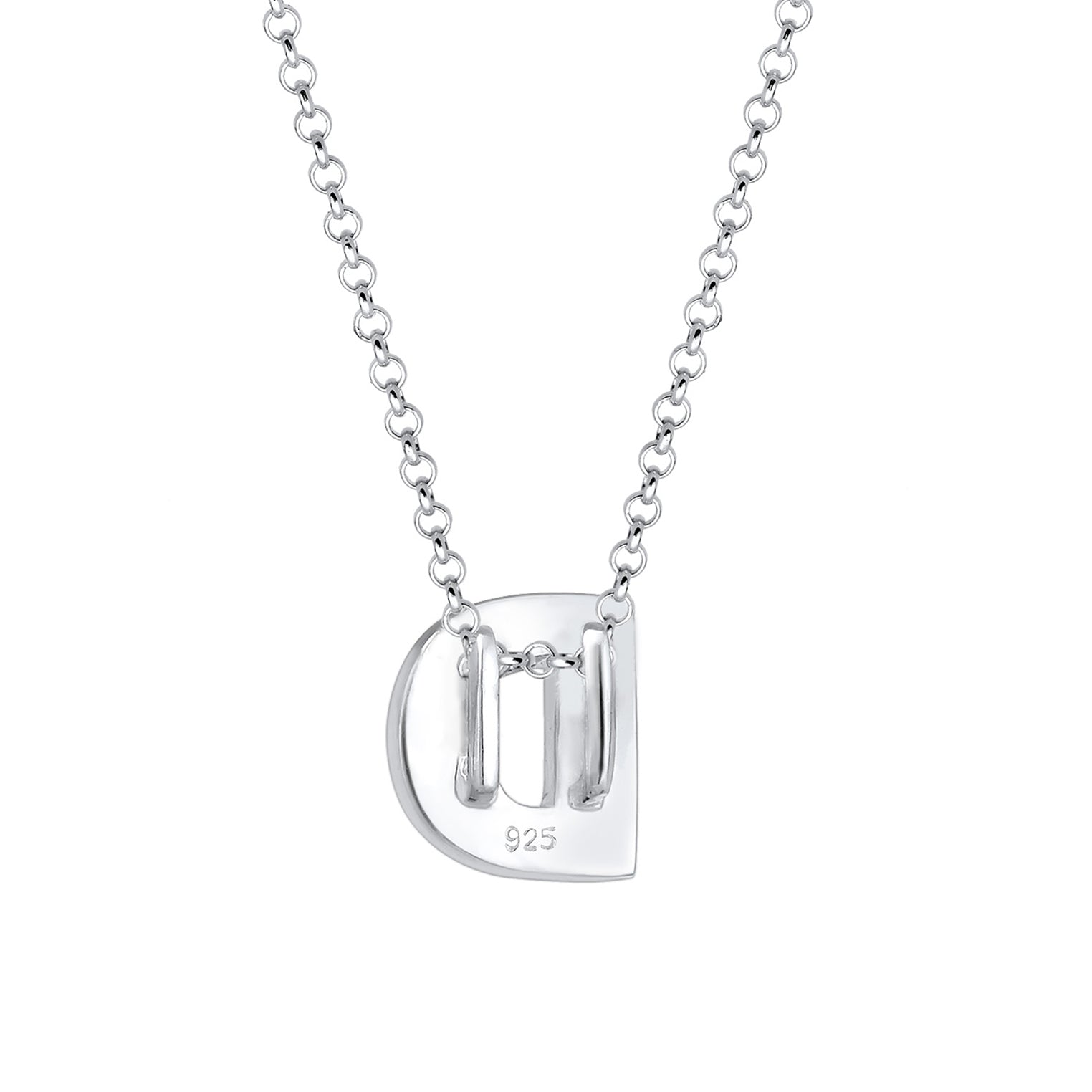 Silber - Elli | Halskette Buchstabe | 925er Sterling Silber