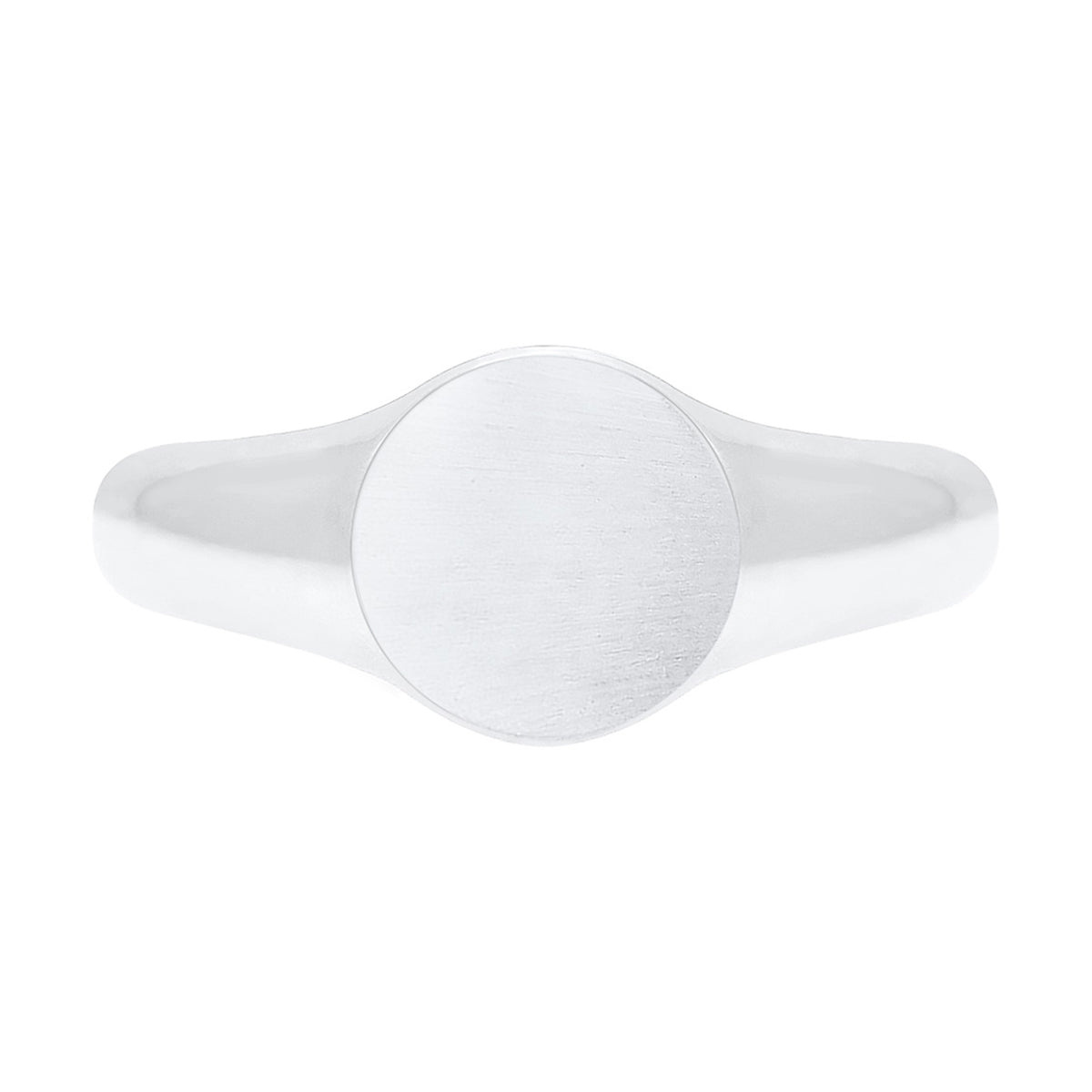 Silber - Elli | Siegelring Matt | 925er Sterling Silber