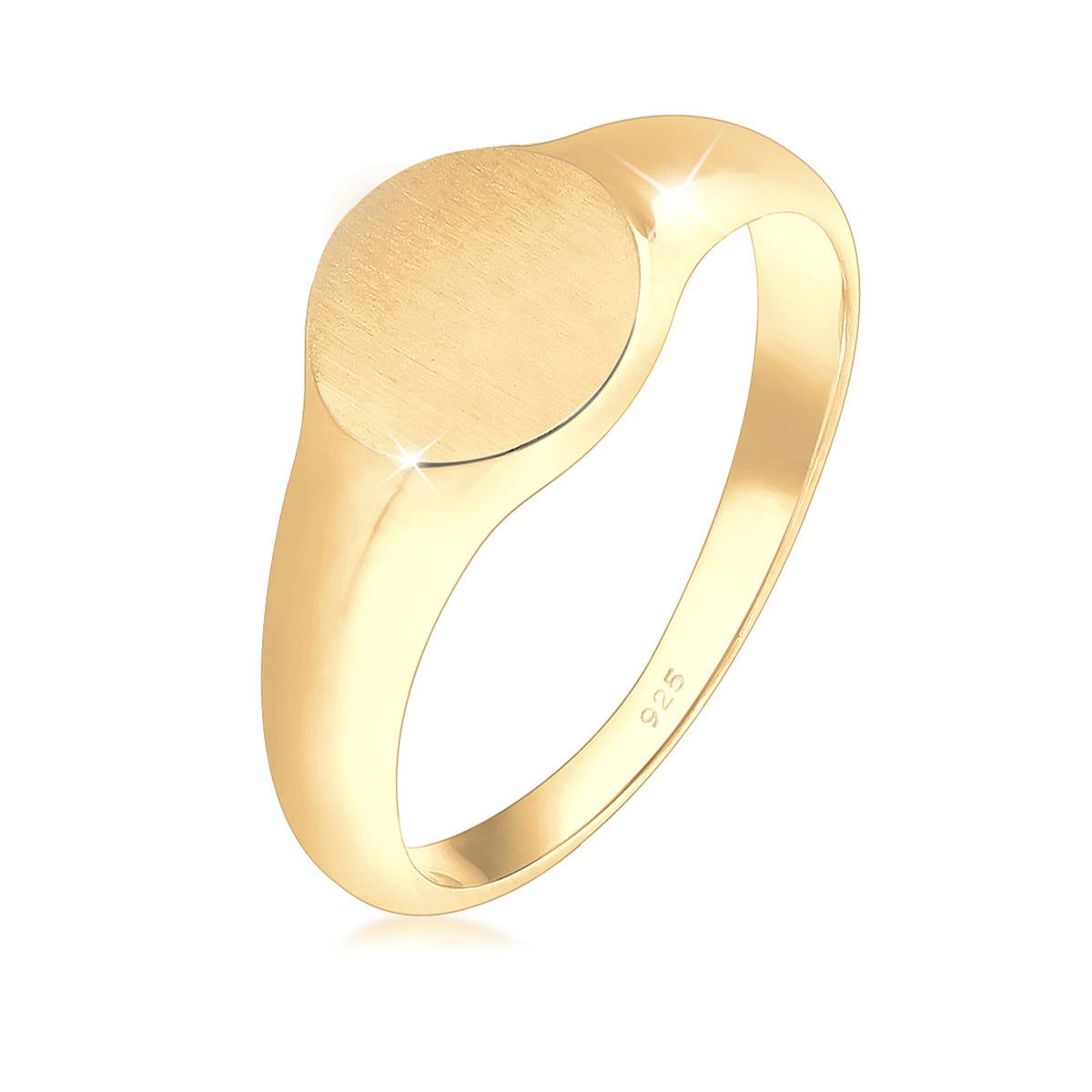Gold - Elli | Bandring | 925 Sterling Silber vergoldet