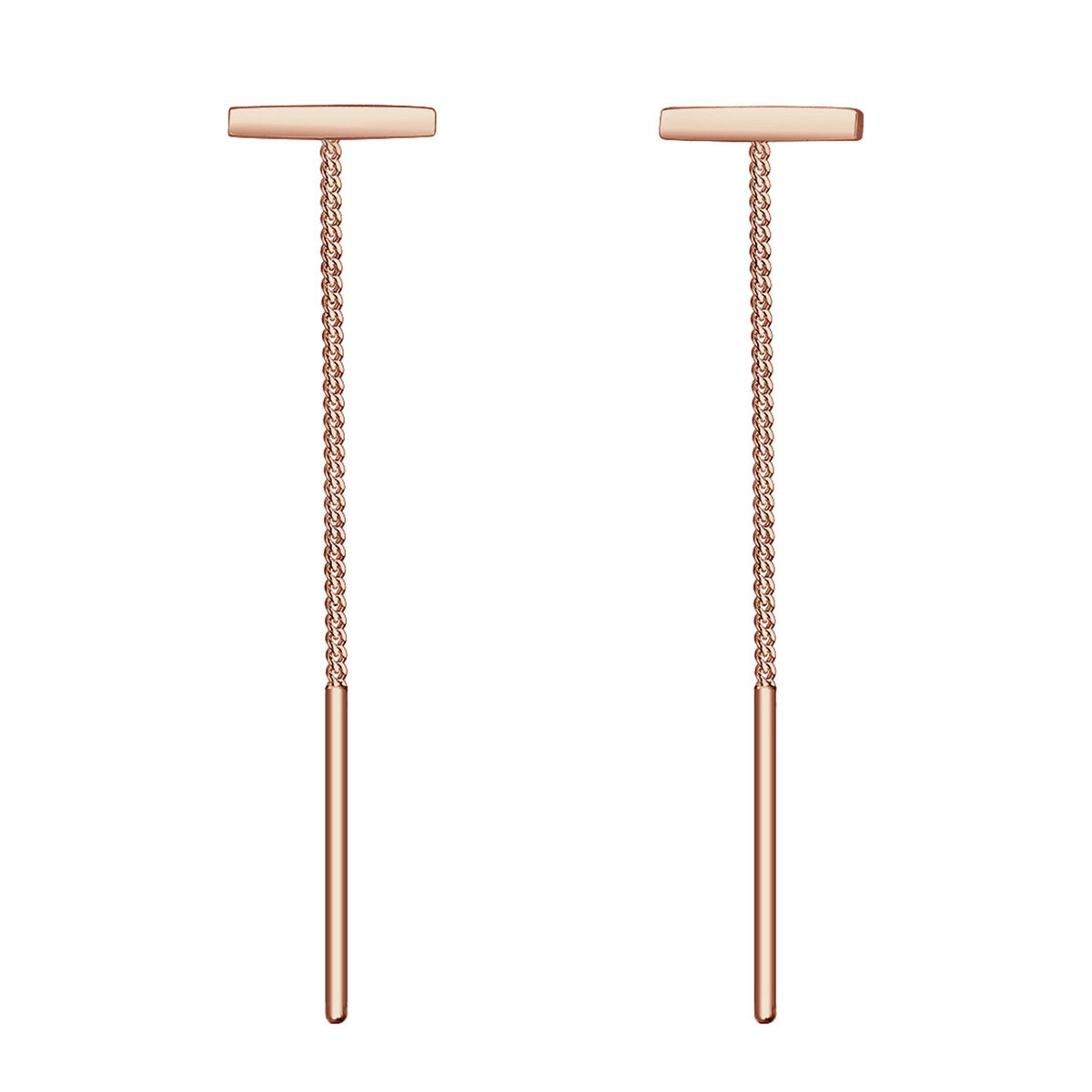 Roségold - Elli | Ohrhänger Ear Chain | 925 Sterling Silber Rosegold