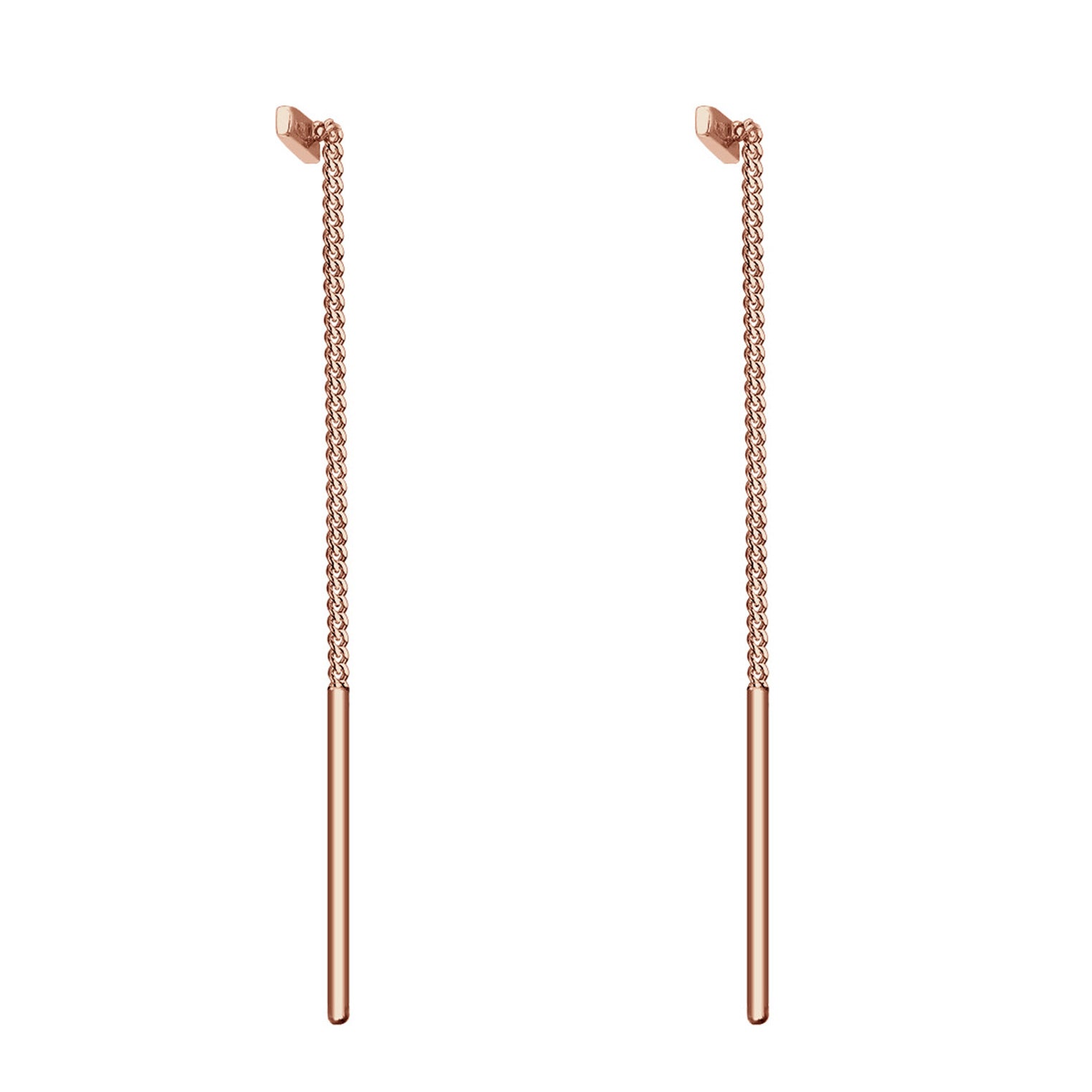 Roségold - Elli | Ohrhänger Ear Chain | 925 Sterling Silber Rosegold