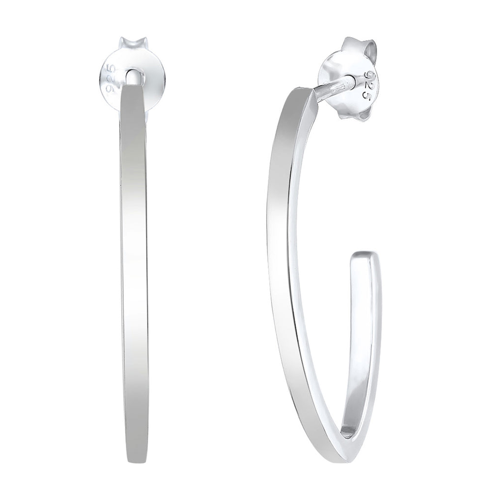 Silber - Elli | Creole | 925er Sterling Silber