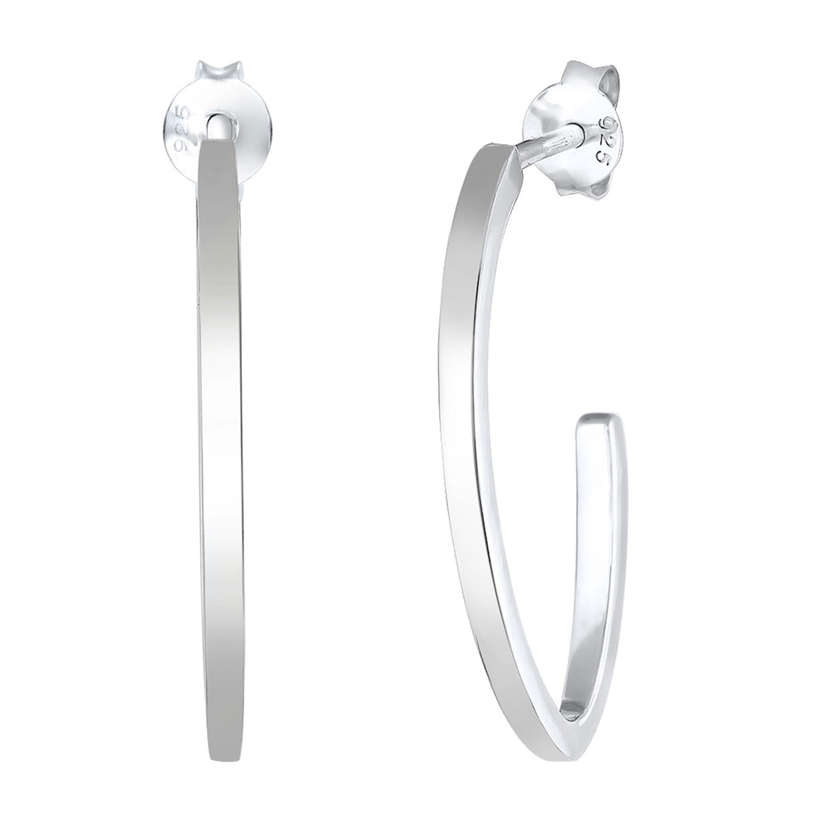 Silber - Elli | Creole | 925er Sterling Silber