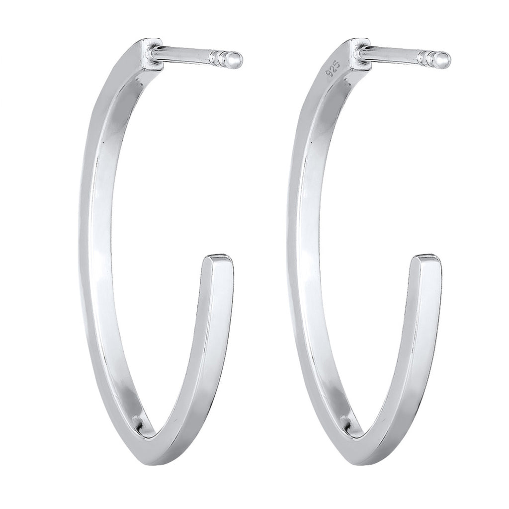 Silber - Elli | Creole | 925er Sterling Silber