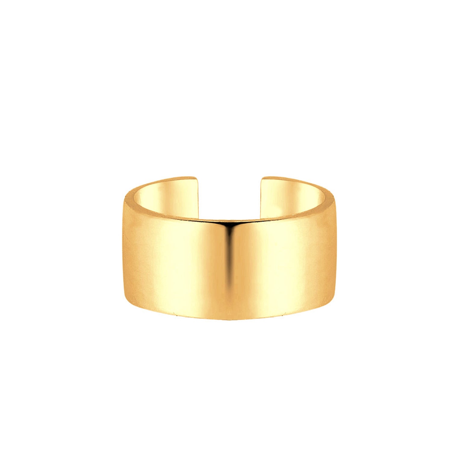 Gold - Elli | Earcuff | 925 Sterling Silber vergoldet
