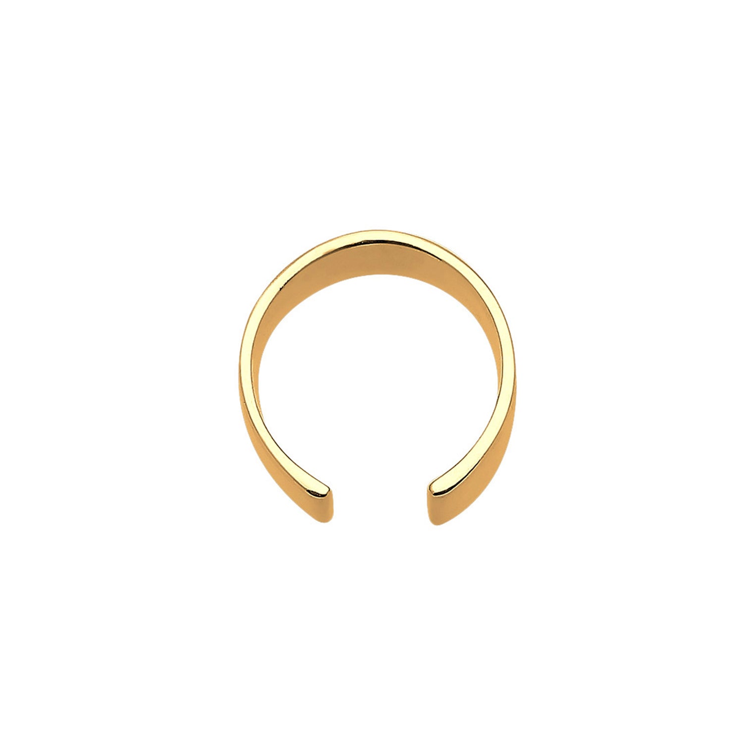 Gold - Elli | Earcuff | 925 Sterling Silber vergoldet