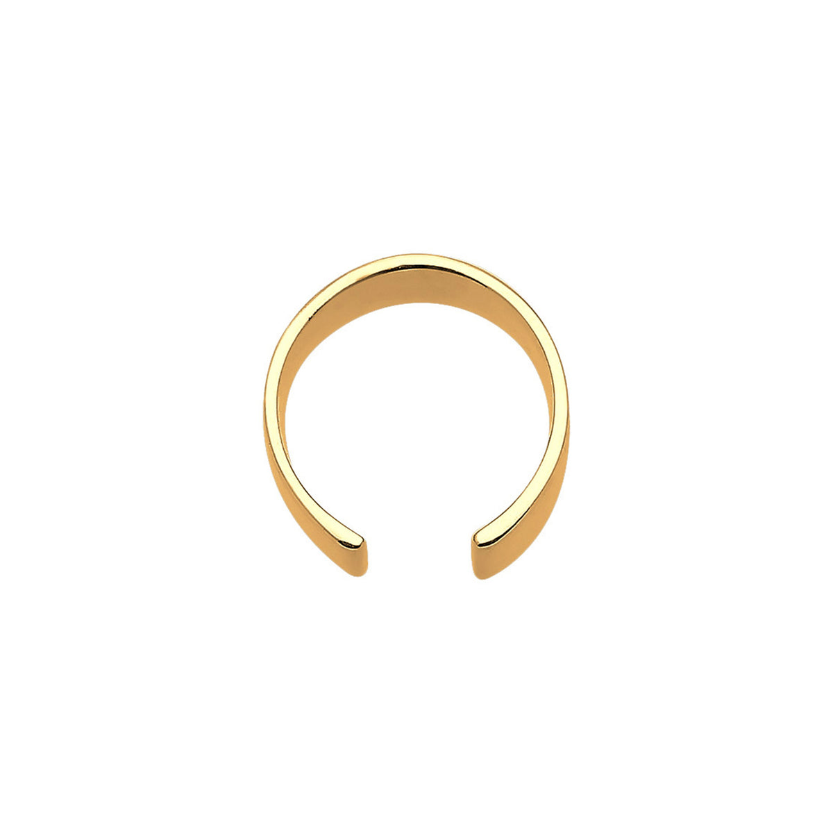 Gold - Elli | Earcuff | 925 Sterling Silber vergoldet