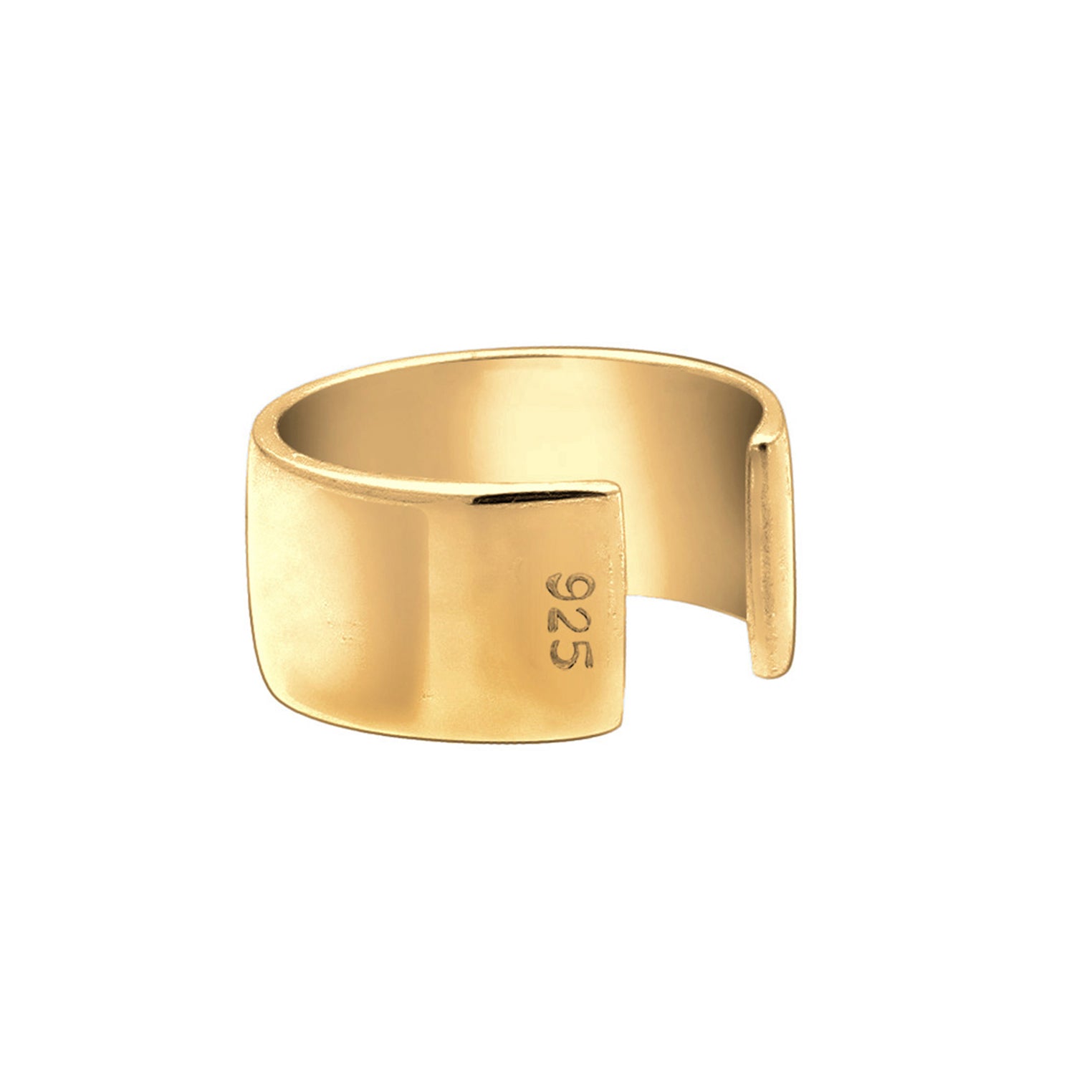 Gold - Elli | Earcuff | 925 Sterling Silber vergoldet