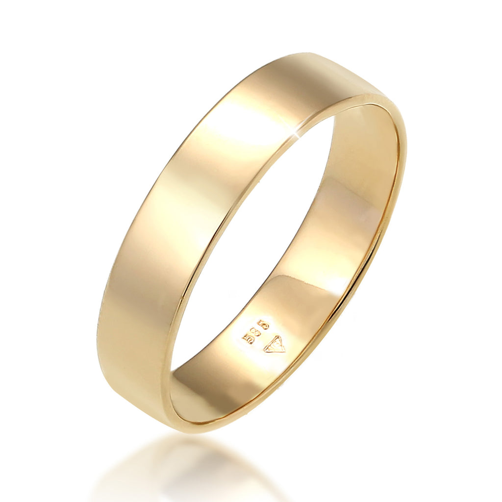 Gold - Elli PREMIUM | Bandring | 585 Gelbgold
