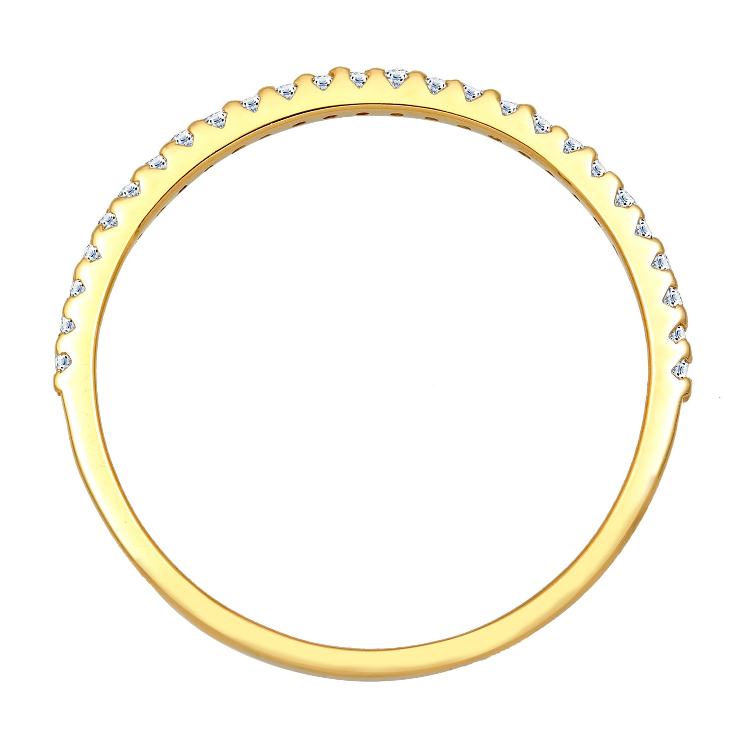 Gold - Elli DIAMONDS | Ring | Diamant ( Weiß, 0,125 ct ) | 585 Gelbgold