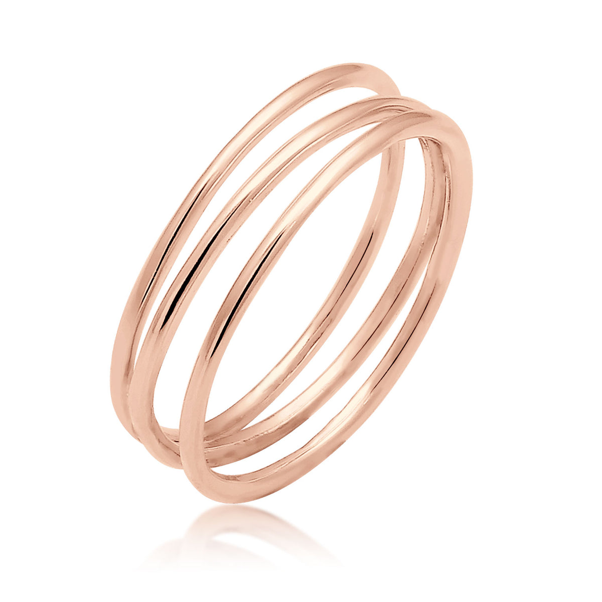 Rosa - Elli | Wickelring | 925 Sterling Silber Rosegold