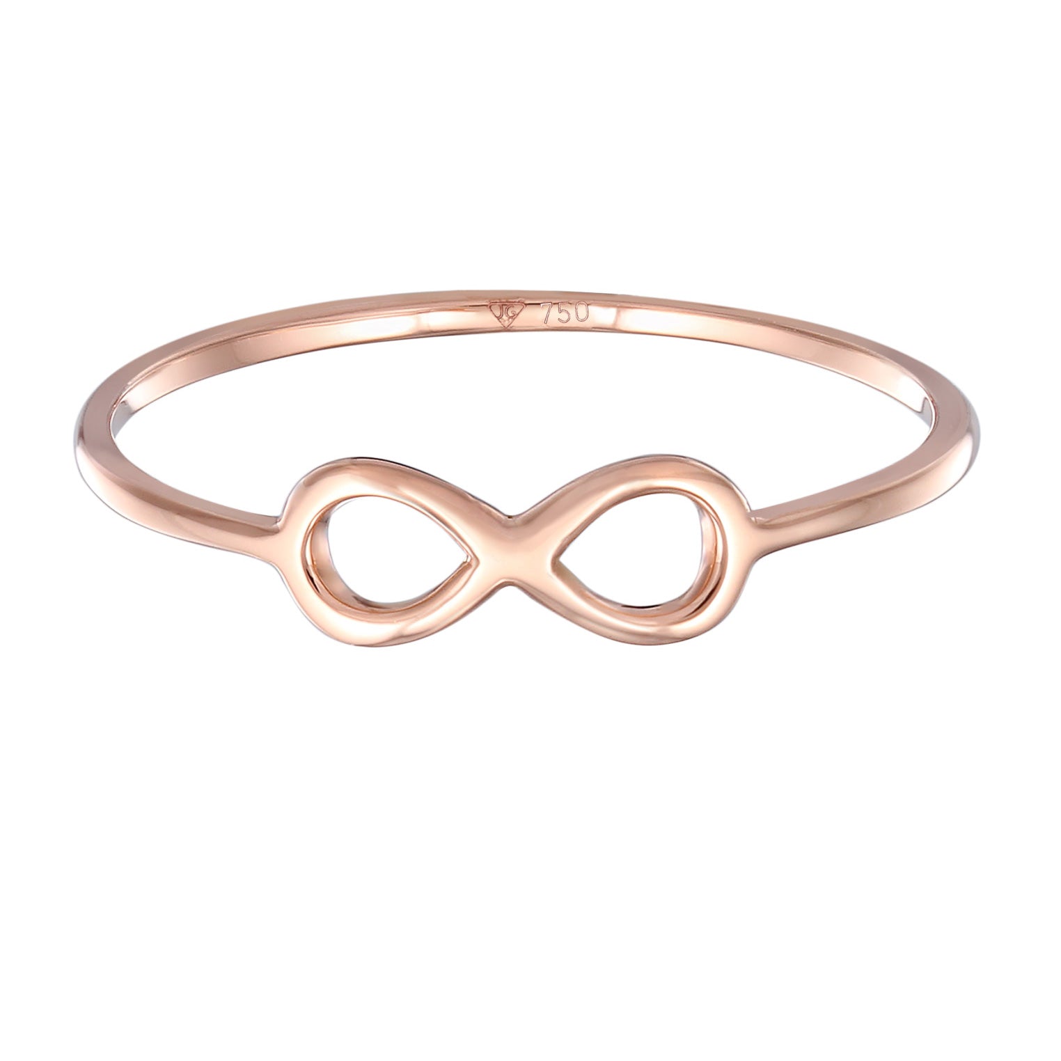 Roségold - Elli PREMIUM | Ring Infinity | 750 Roségold