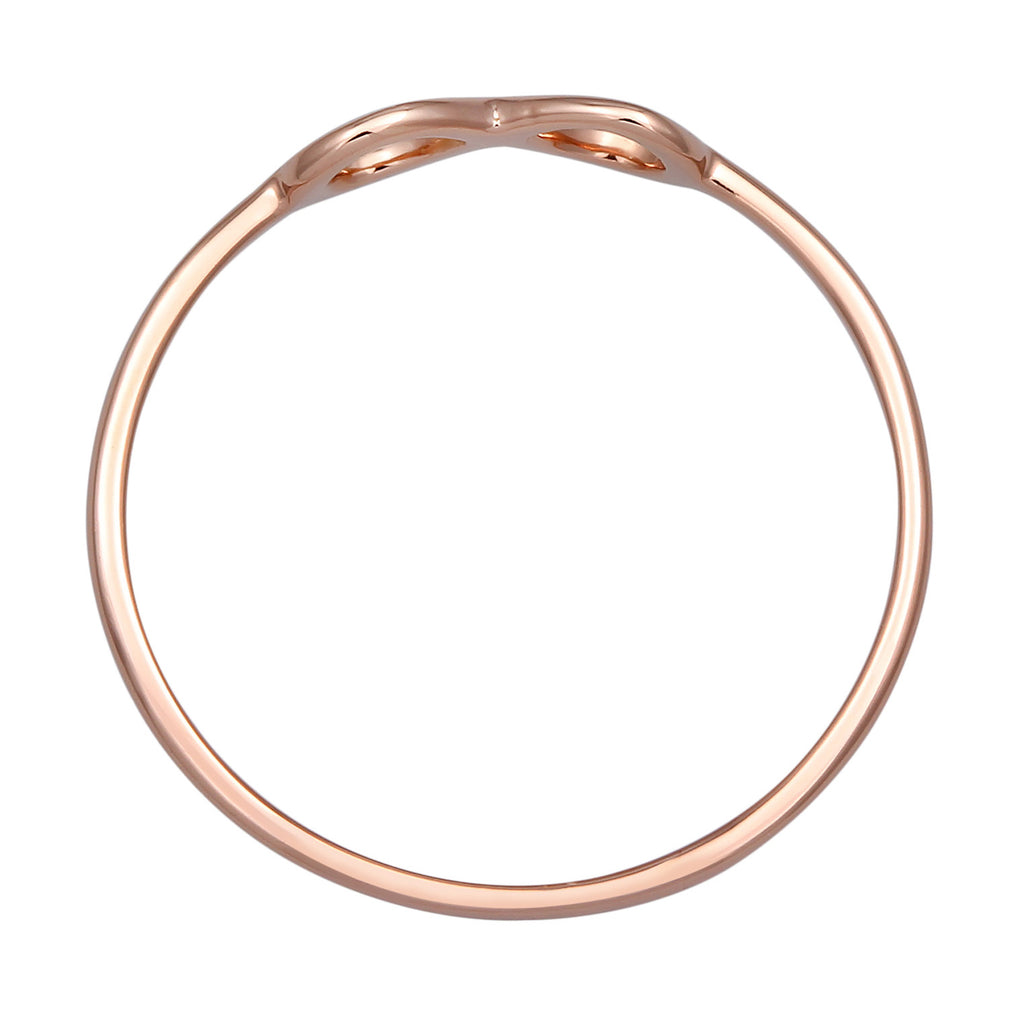 Roségold - Elli PREMIUM | Ring Infinity | 750 Roségold