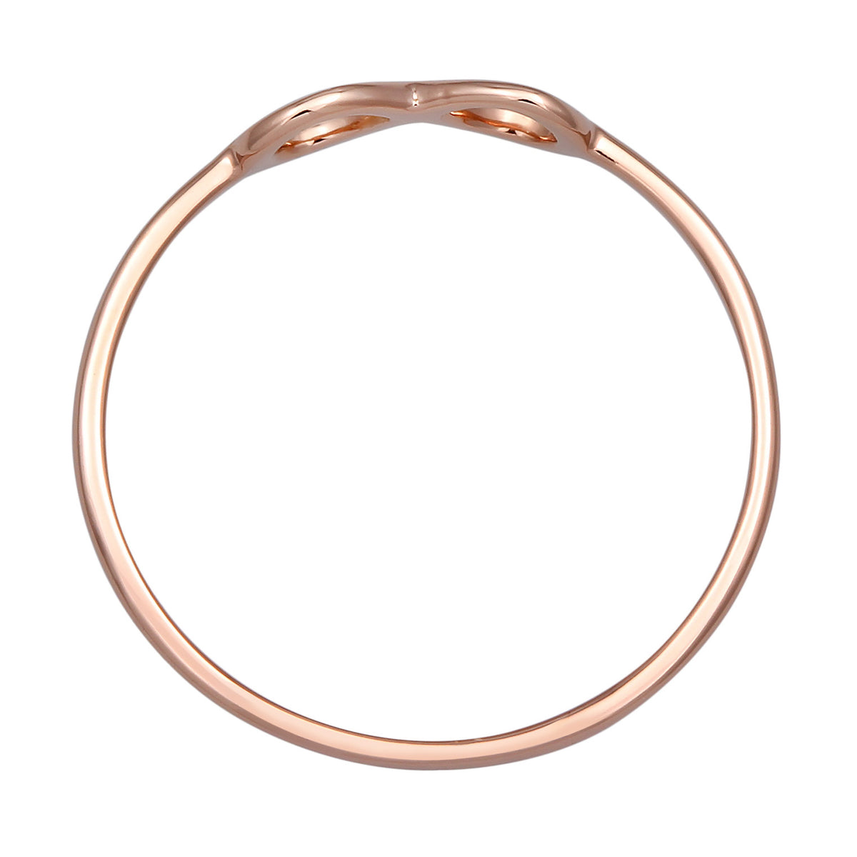 Roségold - Elli PREMIUM | Ring Infinity | 750 Roségold