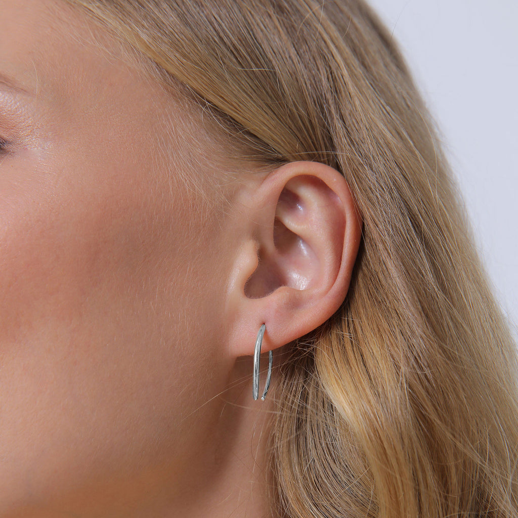 Silber - Elli | Creole | 925er Sterling Silber