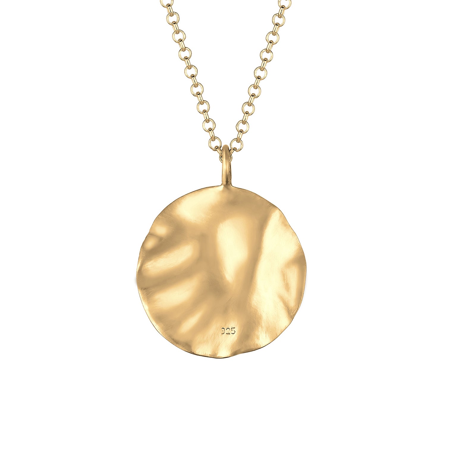Gold - Elli | Halskette Geo | 925 Sterling Silber vergoldet